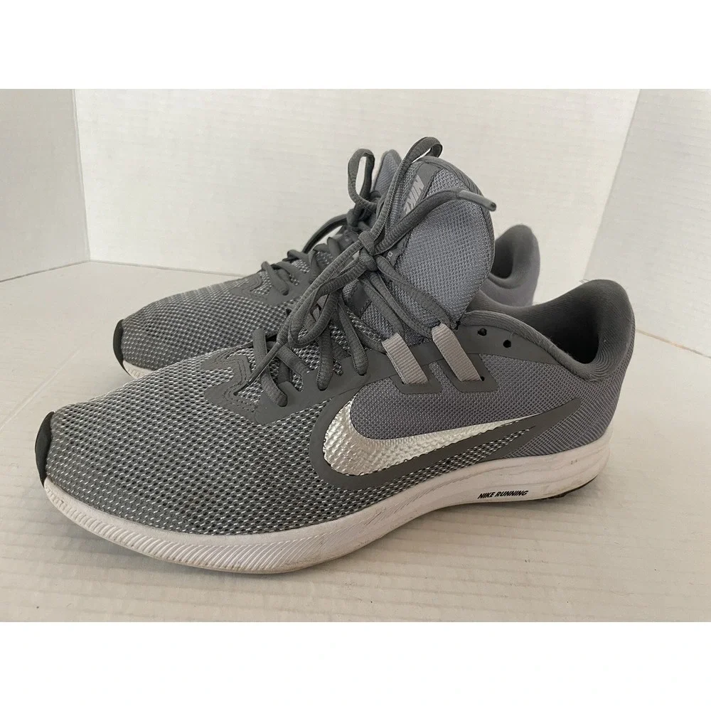 Nike Womens Downshifter 9 AR4947-001 Gray Running Shoes Sneakers Size 9